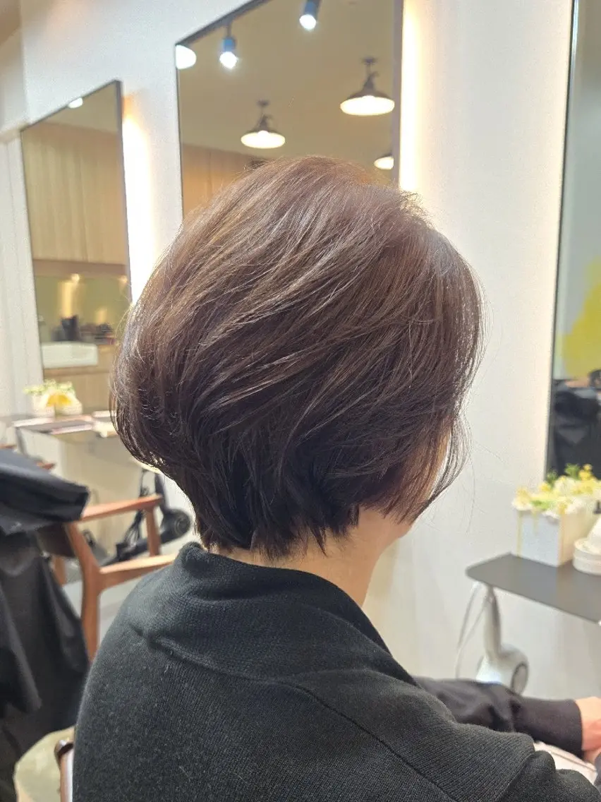 ショート カラー ショートヘア カット ヘアカラー トリートメント 野村 果音(カノン)のヘアスタイル