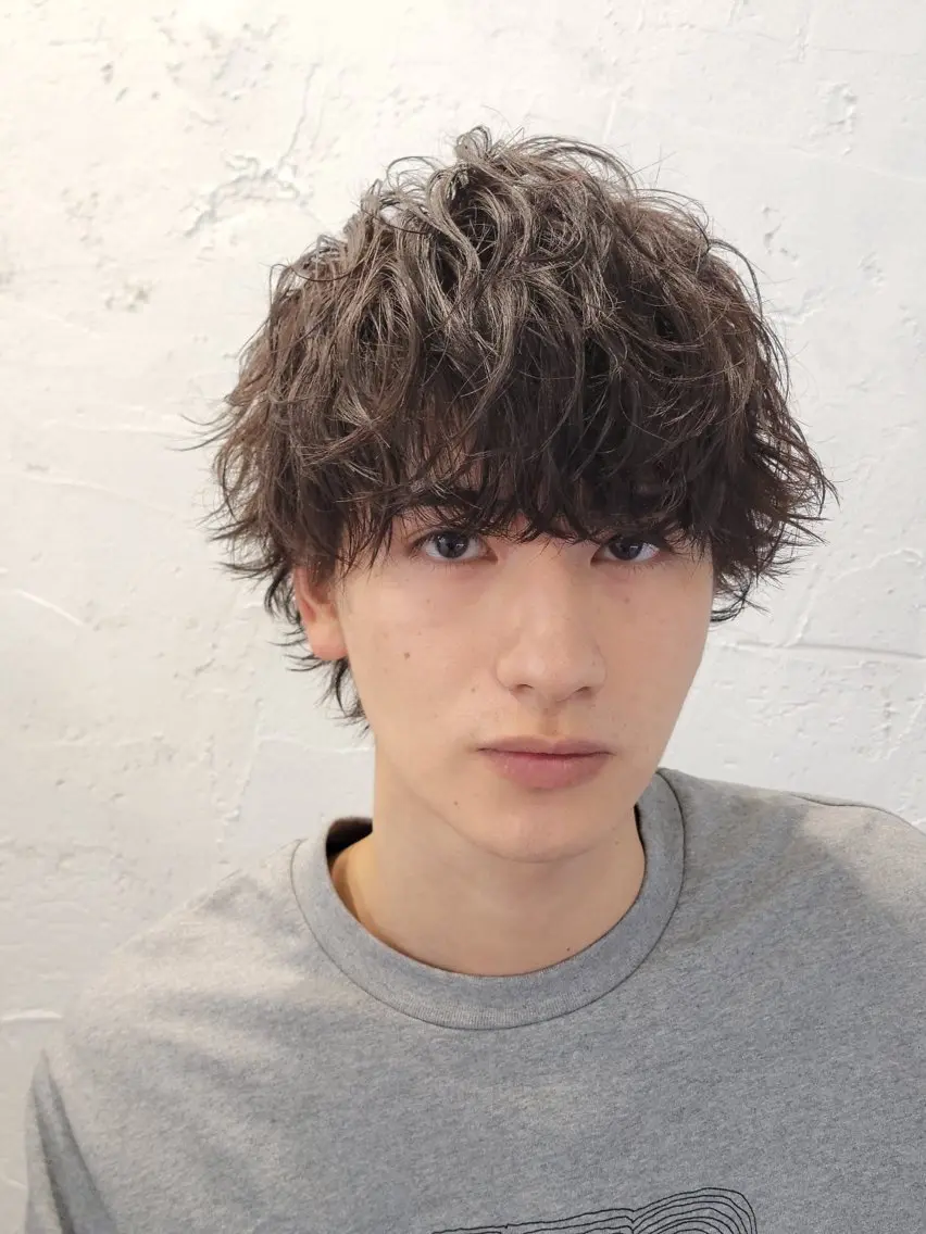 ショート パーマ メンズ 11.12月限定割引 fifth前比嘉💥のヘアスタイル