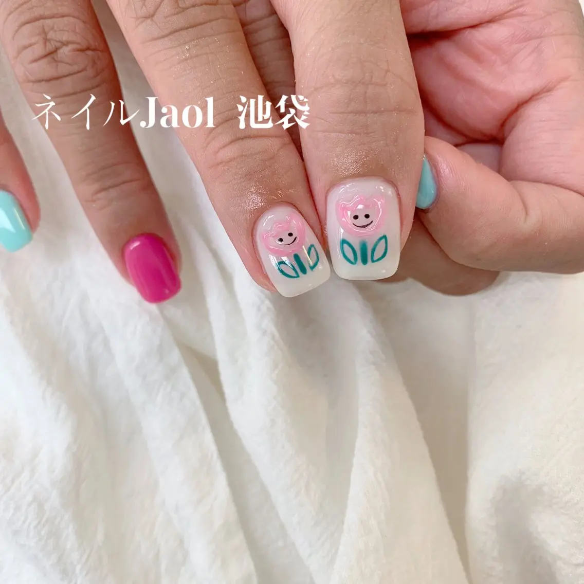 ミディアム ネイルJaol 池袋のネイルデザイン