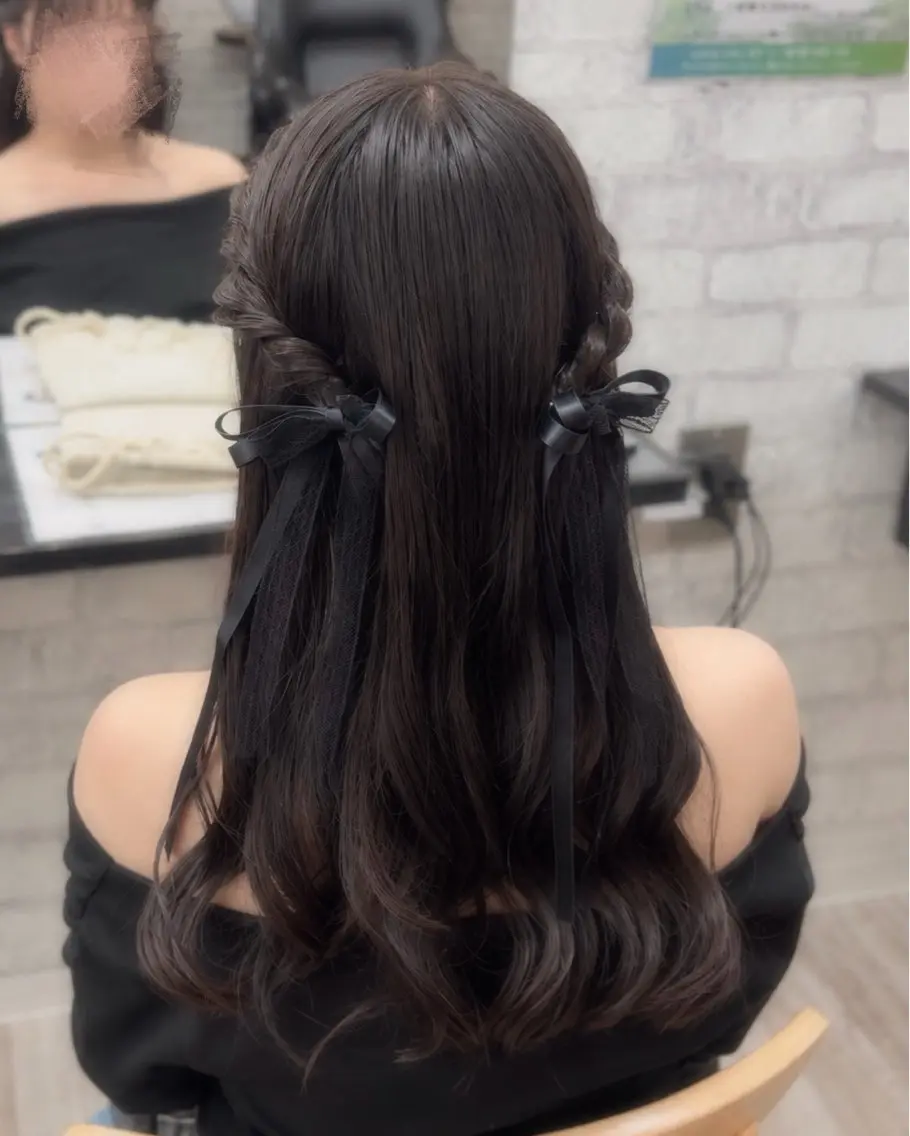 ヘアアレンジ 🎀透明感ハイトーン /アレンジ/みはねのヘアスタイル