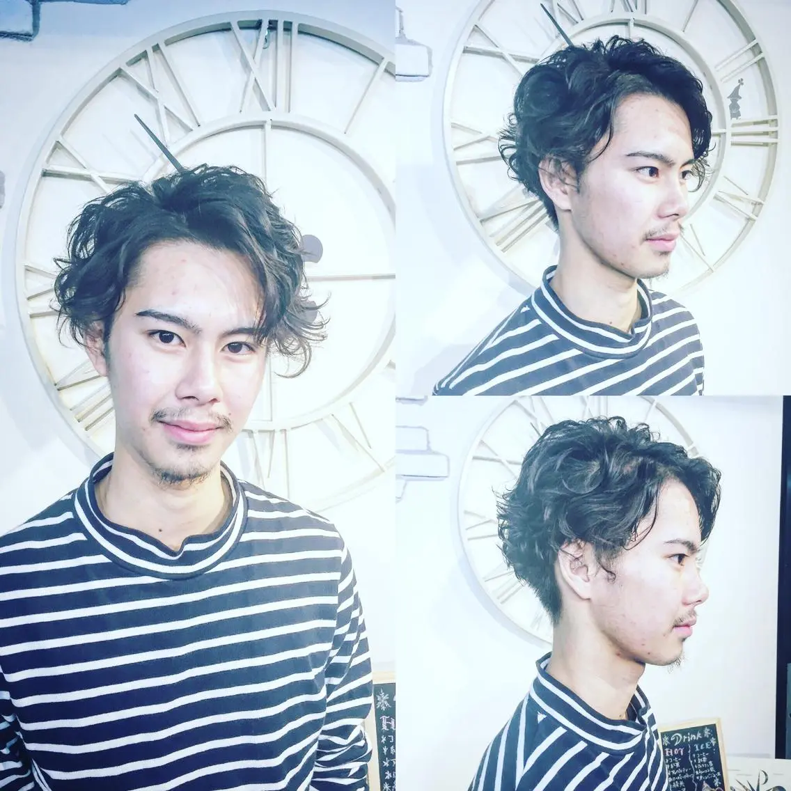 ショート パーマ メンズ メンズパーマ 及川 光のヘアスタイル
