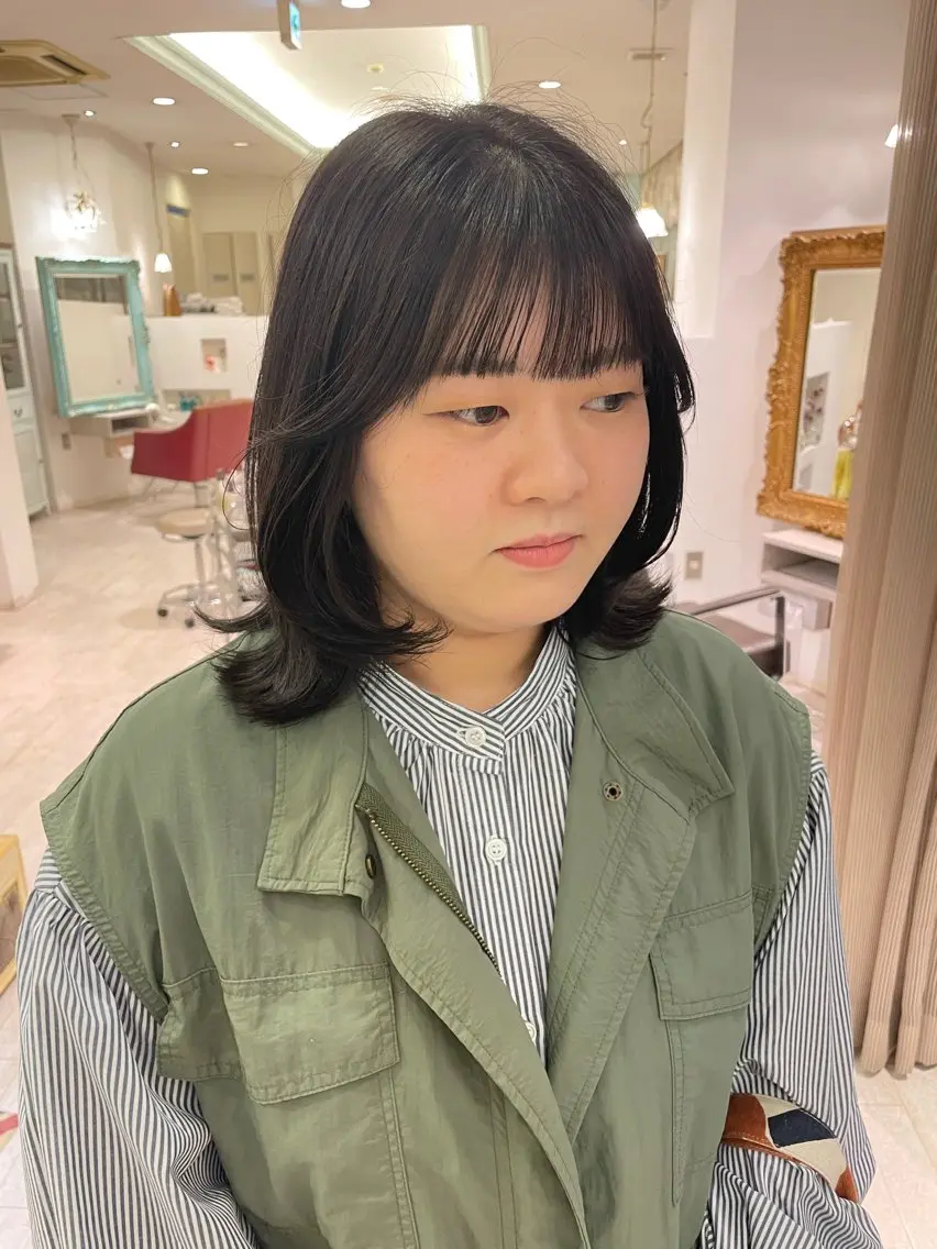 セミロング カラー haruna🎀 Lita 4Fのヘアスタイル
