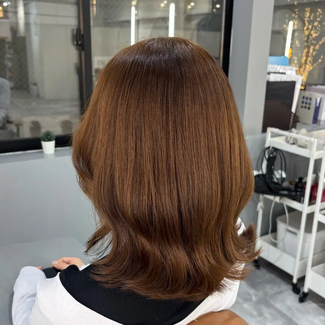 ロング カラー ヘアカラー 濱田 真尋のヘアスタイル
