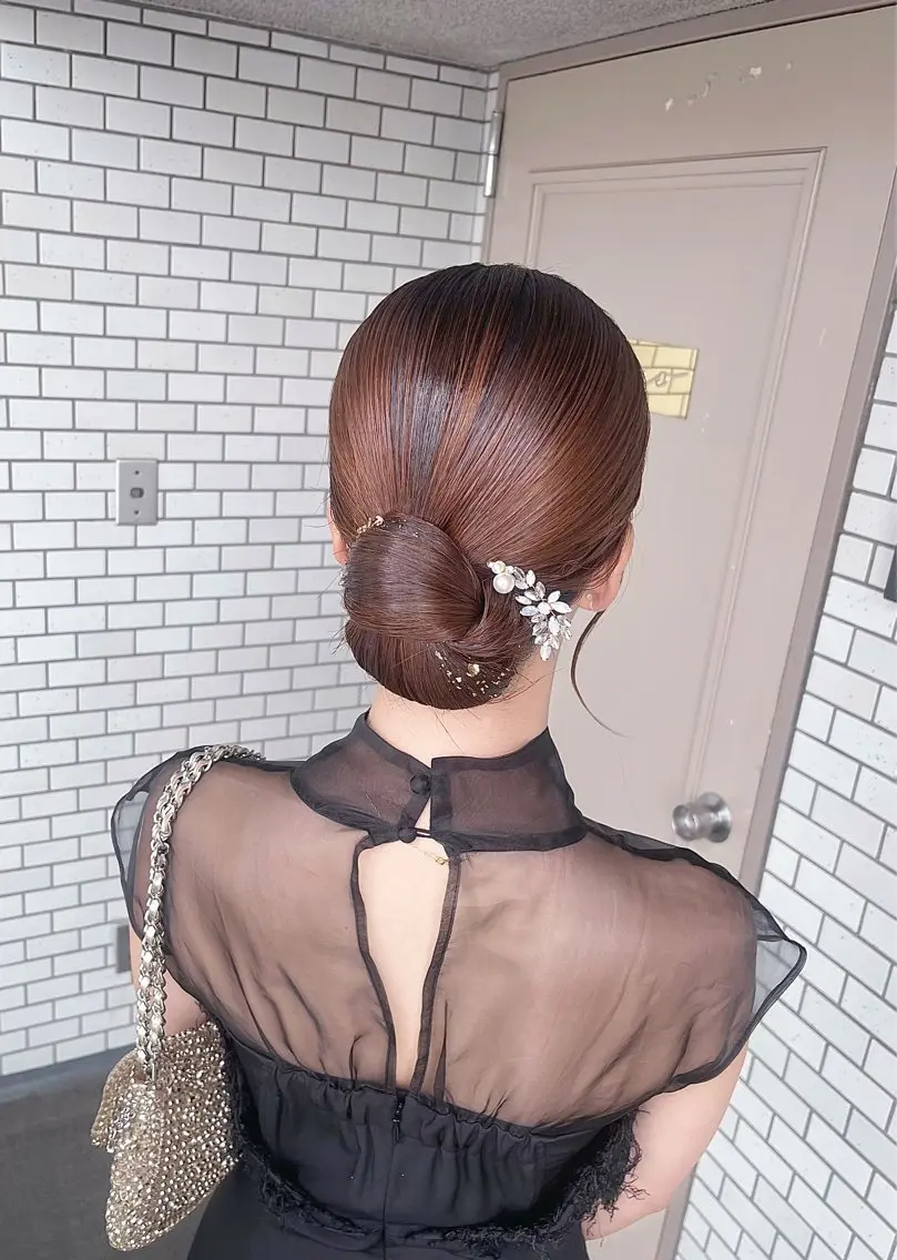 ロング ヘアアレンジ ヘアセット 参列♡デートゆるふわ ヘアメイク🎀みゆうのヘアスタイル