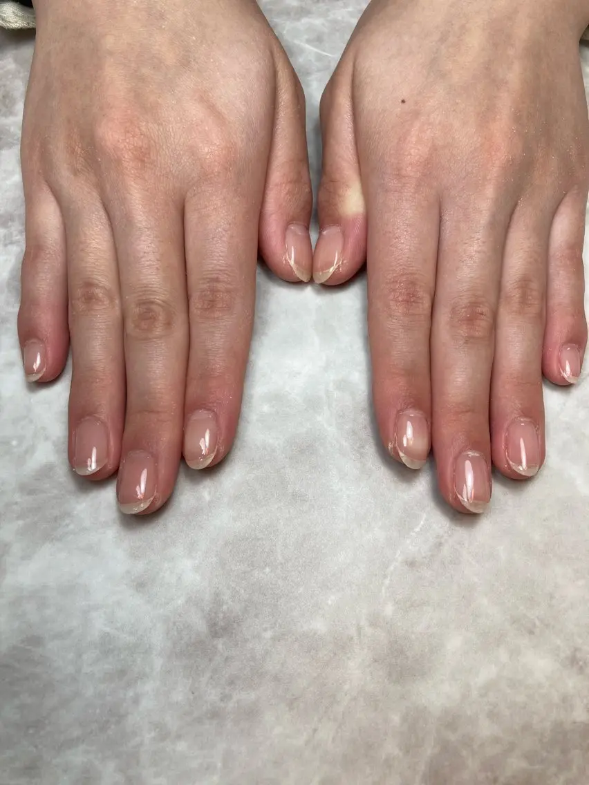 💅🏻クリアネイルの写真