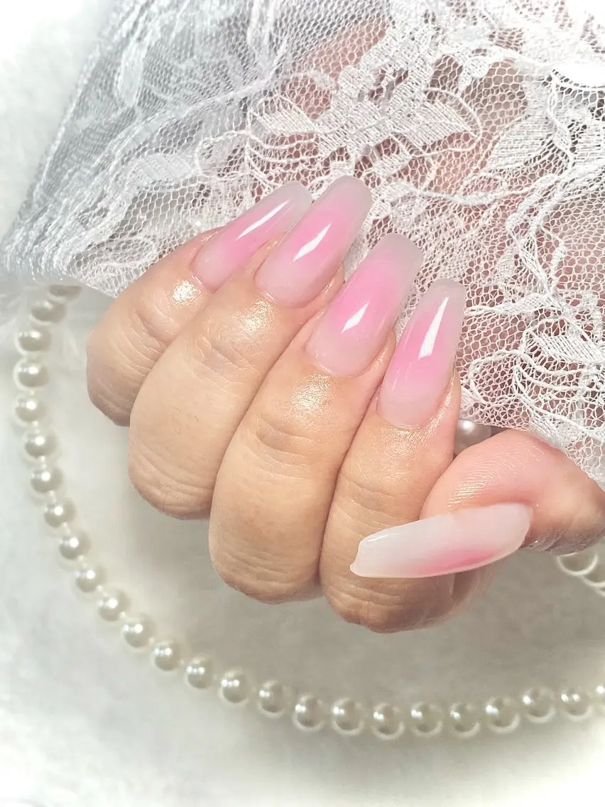 🩷🫧じゅわ♡チークネイル🎀✨【オフ込み】の写真