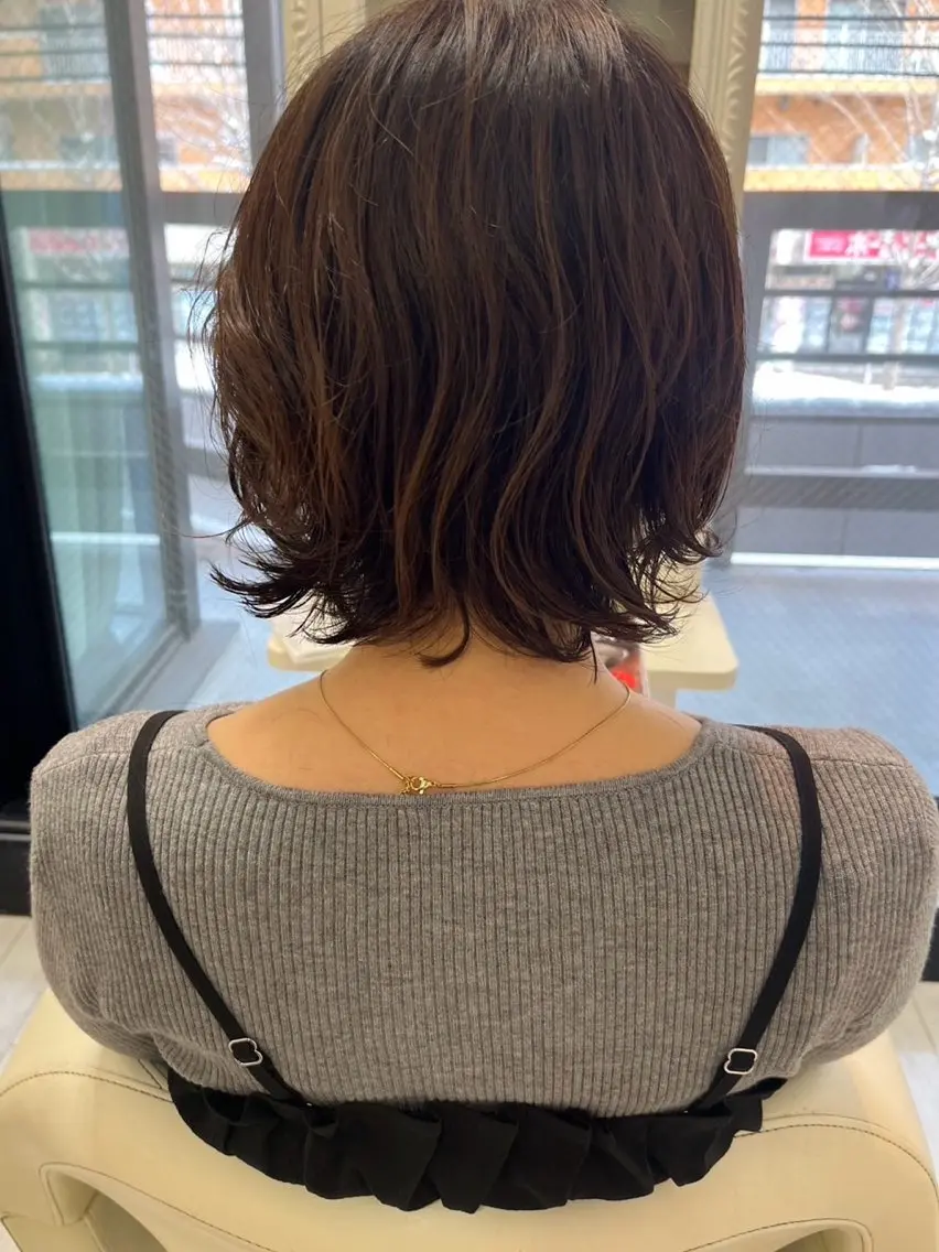 ショート カット パーマ ママ美容師 ＊ヒマワリのヘアスタイル