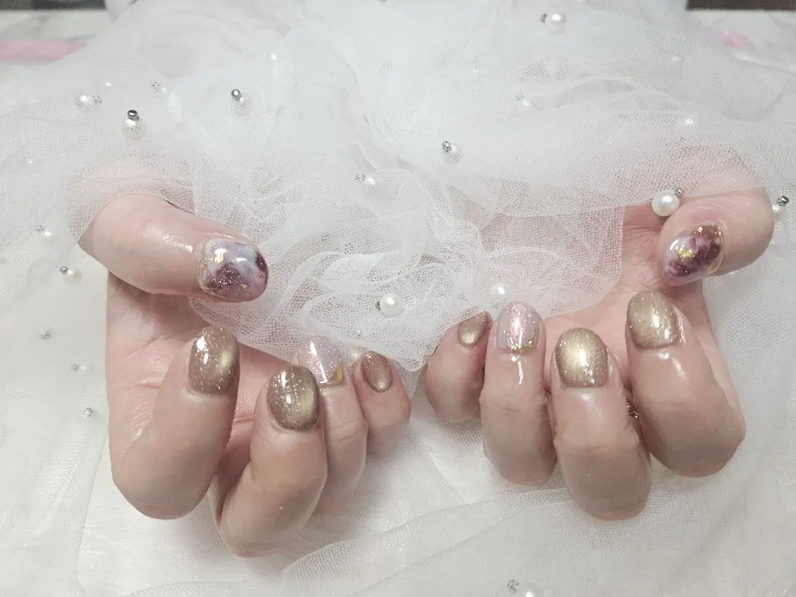 ネイル e_nail🍀自宅 サロン八潮eri☆　のネイルデザイン