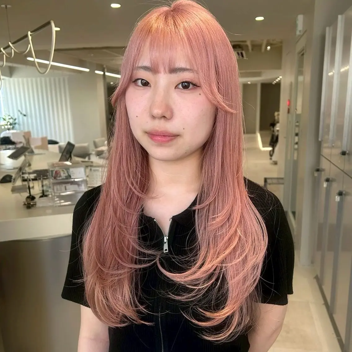 ロング カラー ヘアカラー aoi🌙 ウルフカット募集中のヘアスタイル