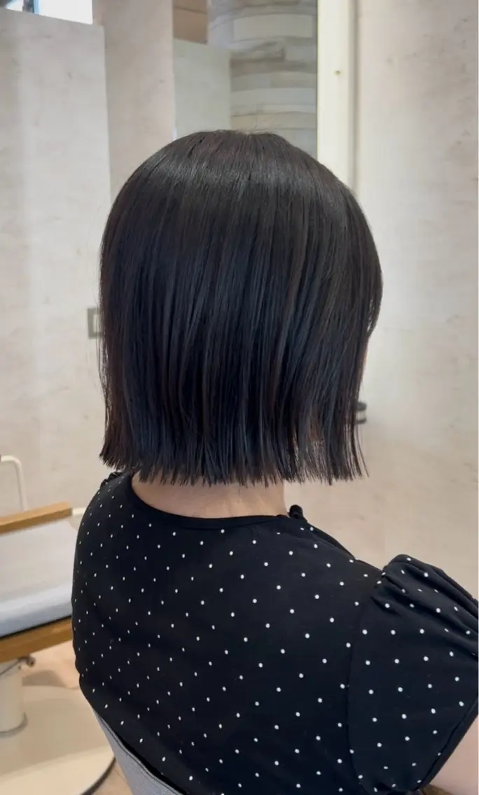 ショート ボブ 田中 千尋のヘアスタイル