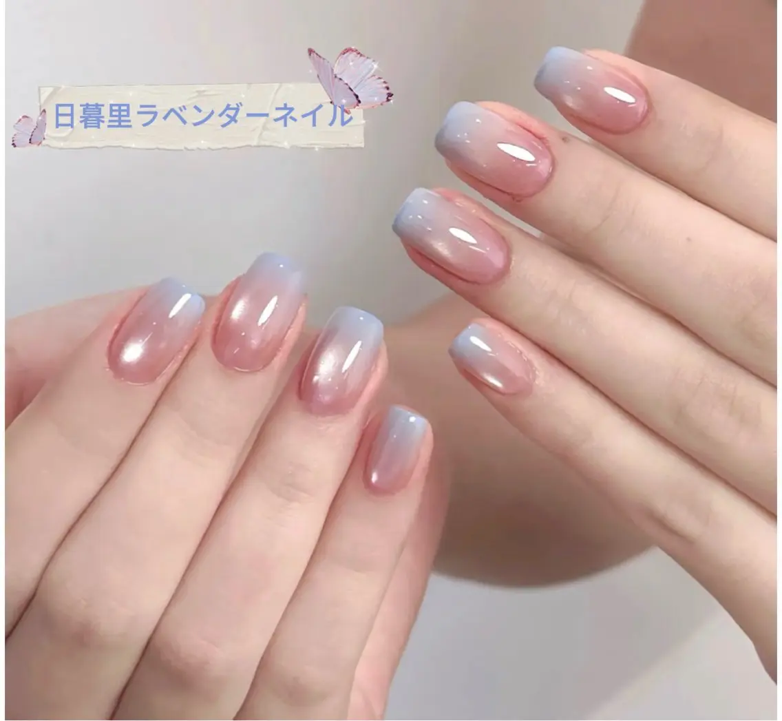 ネイル ハンドネイル ラベンダー💖日暮里 ルル💖ネイルのネイルデザイン