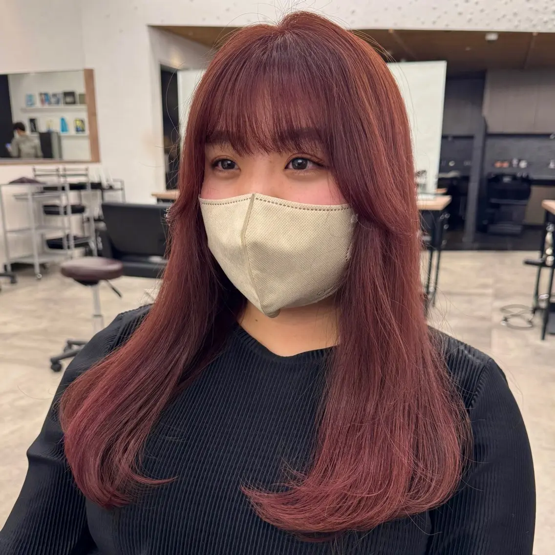 セミロング カラー ヘアアレンジ ブリーチ ダブルカラー ブリーチなしカラー ピンクカラー 暖色/ショート/ボブ /hana🌸のヘアスタイル