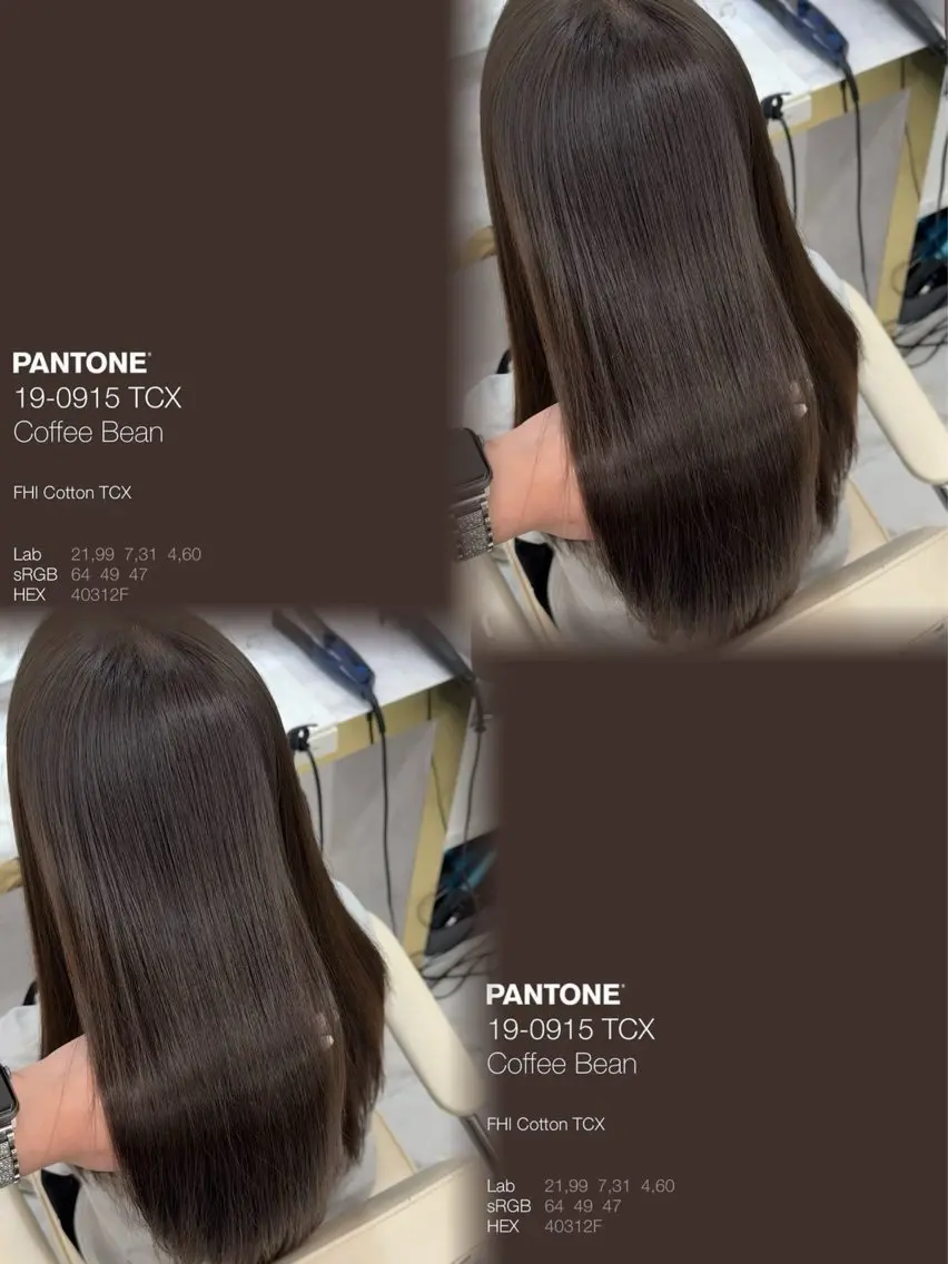 ロング カラー カット ヘアカラー 縮毛矯正 ワンカールで決まるレ イヤー/角岡泉希🩶のヘアスタイル