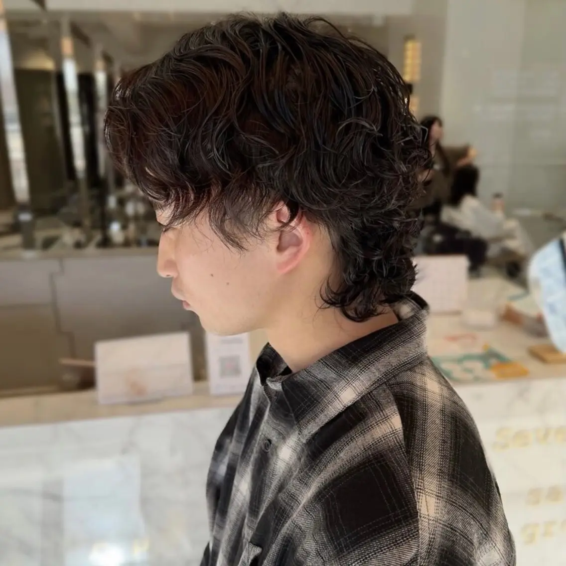 ショート パーマ メンズ メンズパーマ カット パーマ ♡ KANON ♡のヘアスタイル