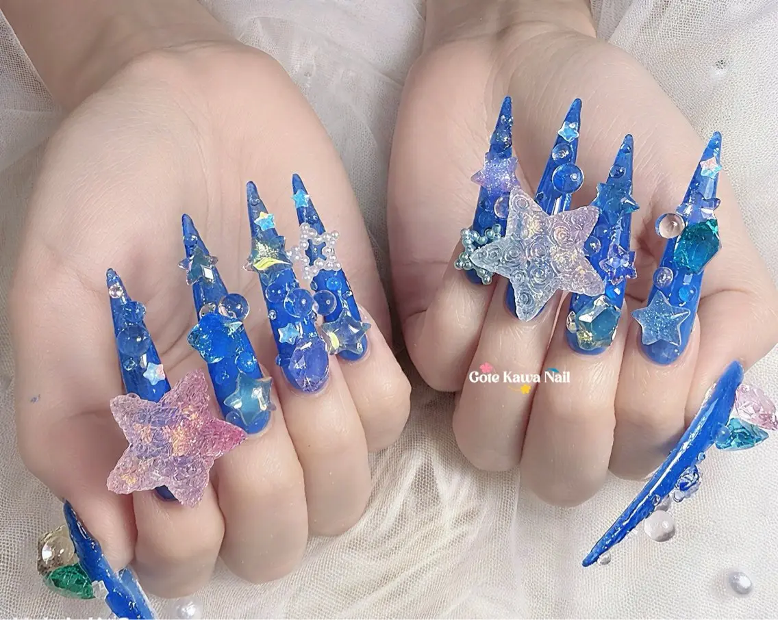 ネイル ジェルネイル 持ち込み 夏ネイル ハンドネイル ハンドケア Gote Kawa nail salonのネイルデザイン