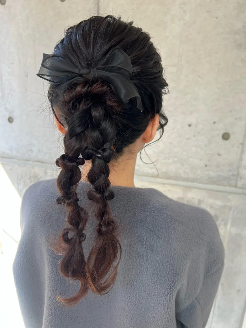 ロング ユカ yのヘアスタイル