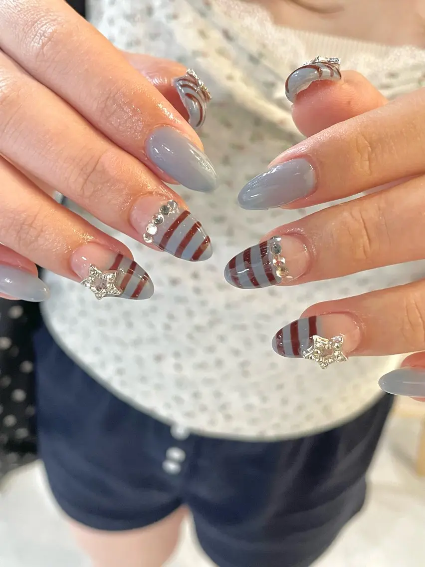 ミディアム ハンドネイル LBnail.sae /おえかきネイルのネイルデザイン