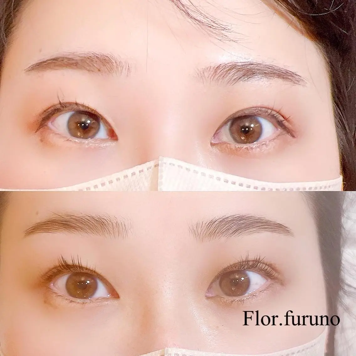 マツエク・マツパ アイブロウ パリジェンヌラッシュリフト Flor上大岡 *フルノ リナ*のマツエク・マツパデザイン