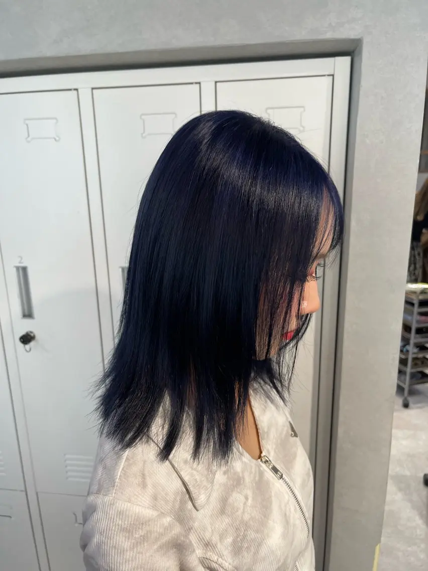 ミディアム カラー カット ヘアカラー トリートメント EIGHT 濱田響のヘアスタイル