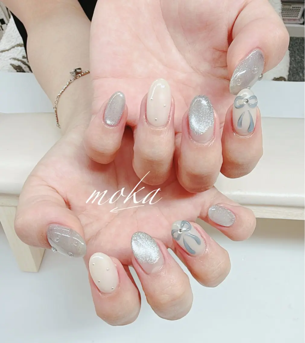 ネイル ハンドネイル ハンドケア 胡蝶蘭レディースサロ ンNailMOKAのネイルデザイン