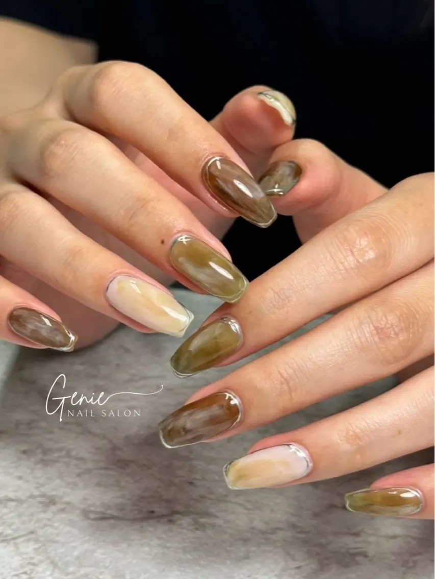 ネイル ニュアンスネイル ハンドネイル Nail salon Genieのネイルデザイン