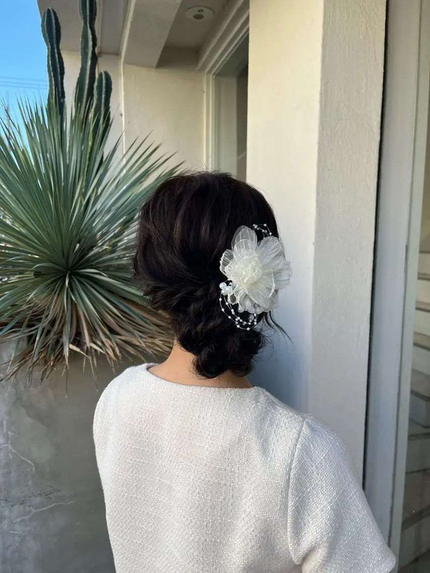 ヘアアレンジ 浴衣 ヘアセット [TIDEHAIR] MIYUのヘアスタイル