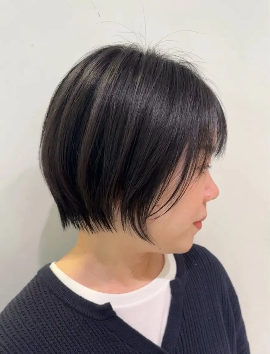 ショート カラー カット ヘアカラー トリートメント midori osawaのヘアスタイル