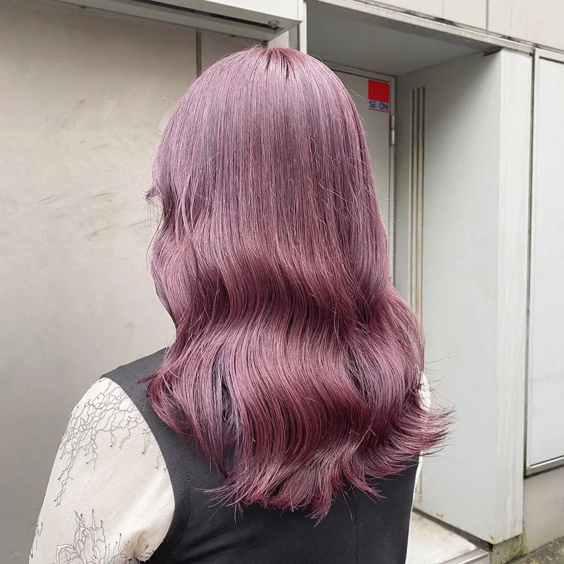 セミロング ブリーチなし暖色 💗AKARI💗のヘアスタイル