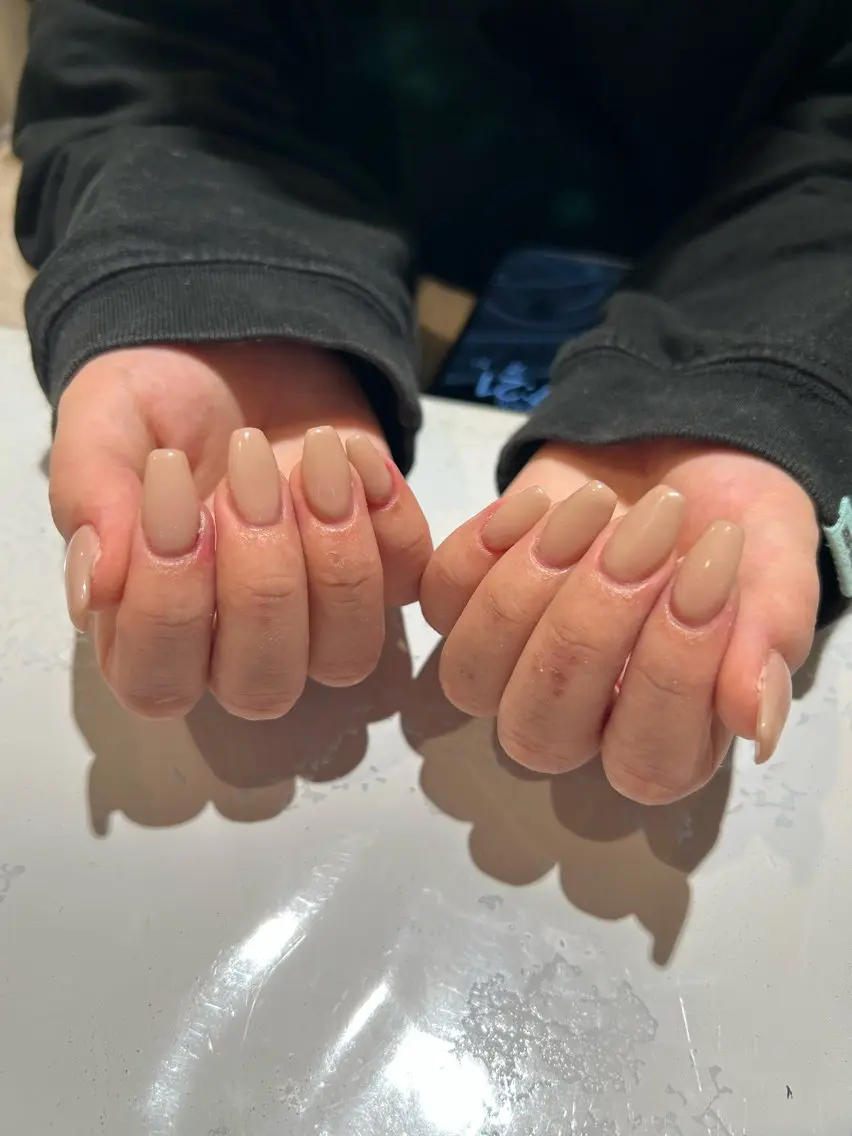 ネイル ワンカラーネイル 村上 里緒菜のネイルデザイン