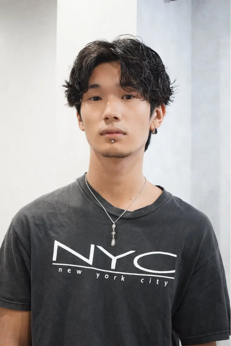 ミディアム パーマ men’s hair / 隼翔のヘアスタイル