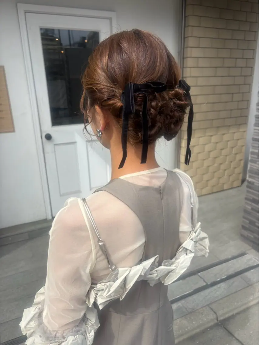 ヘアアレンジ ヘアセット 美髪× ヘアセット✨Araiのヘアスタイル