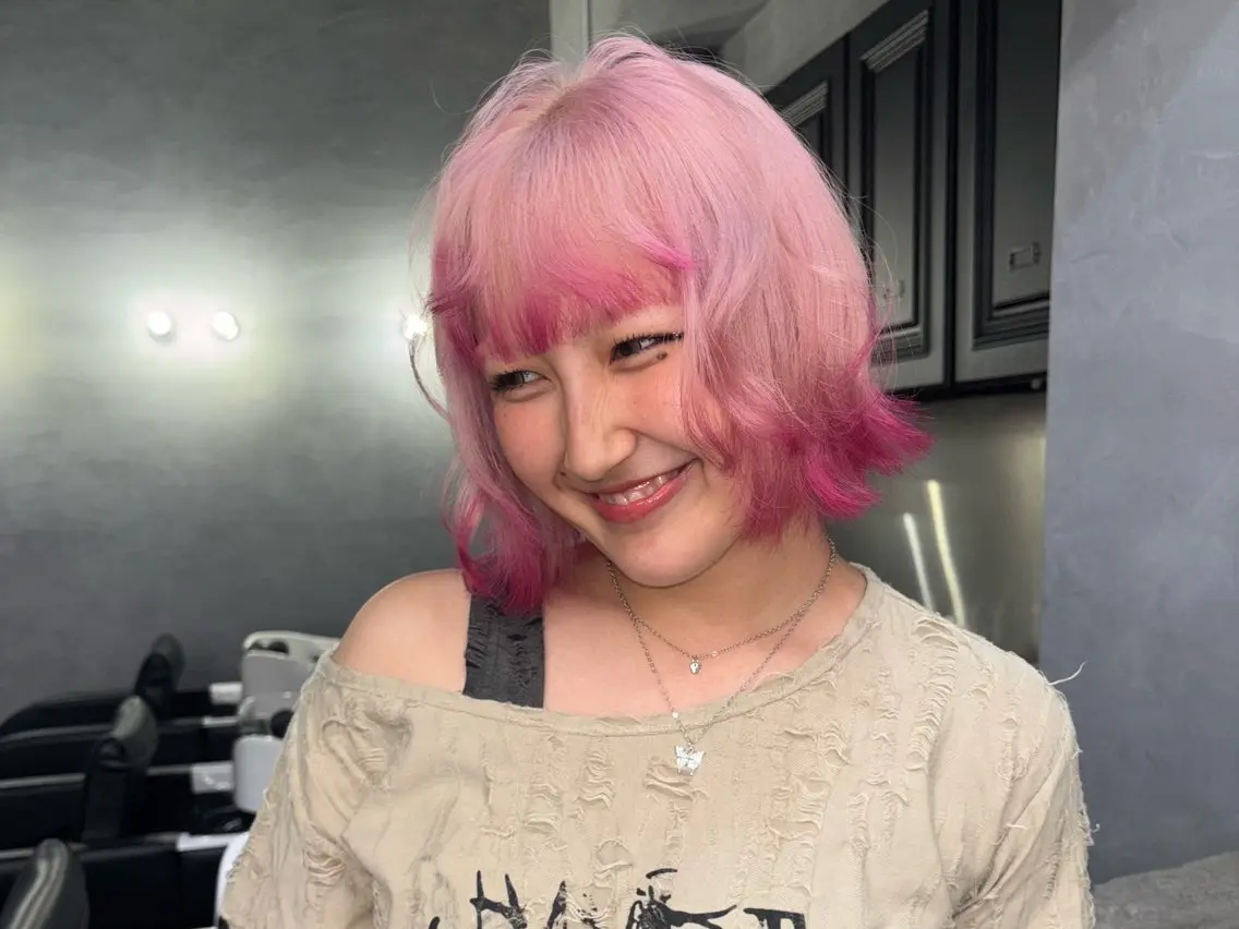 ミディアム カラー ヘアカラー デザインカラー /rioのヘアスタイル
