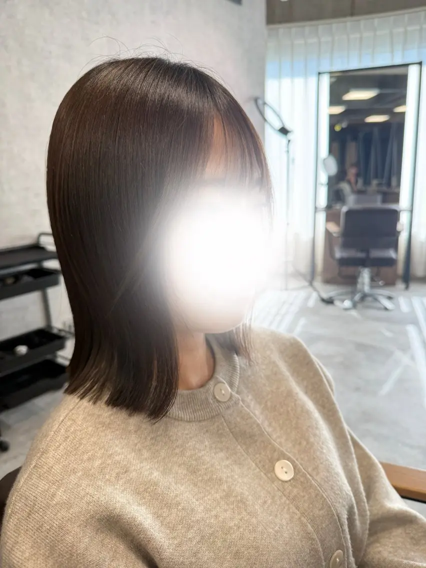 ミディアム カット 髪質改善/艶カラー naoのヘアスタイル