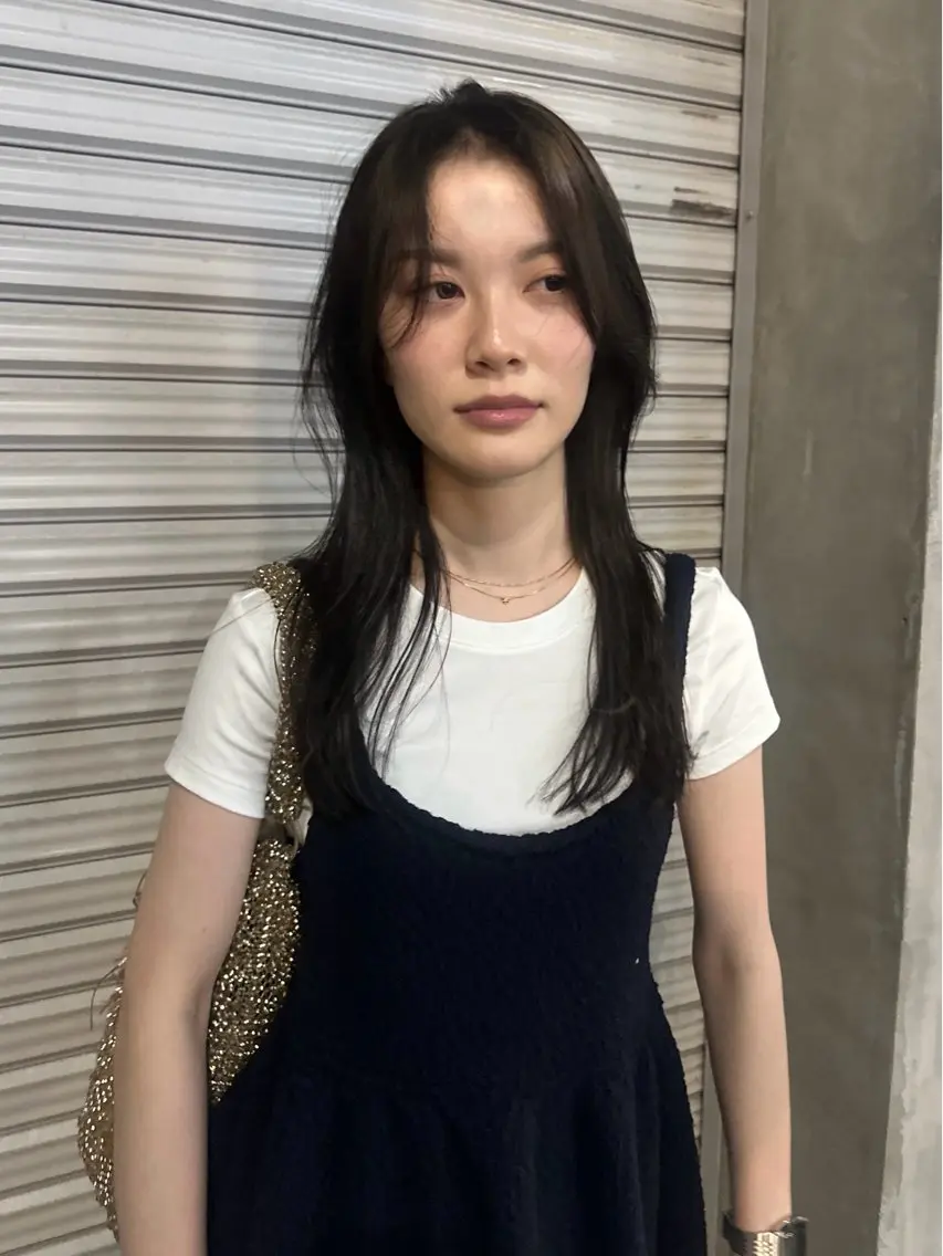 ロング カラー hikari 無料カラーモデル募集のヘアスタイル