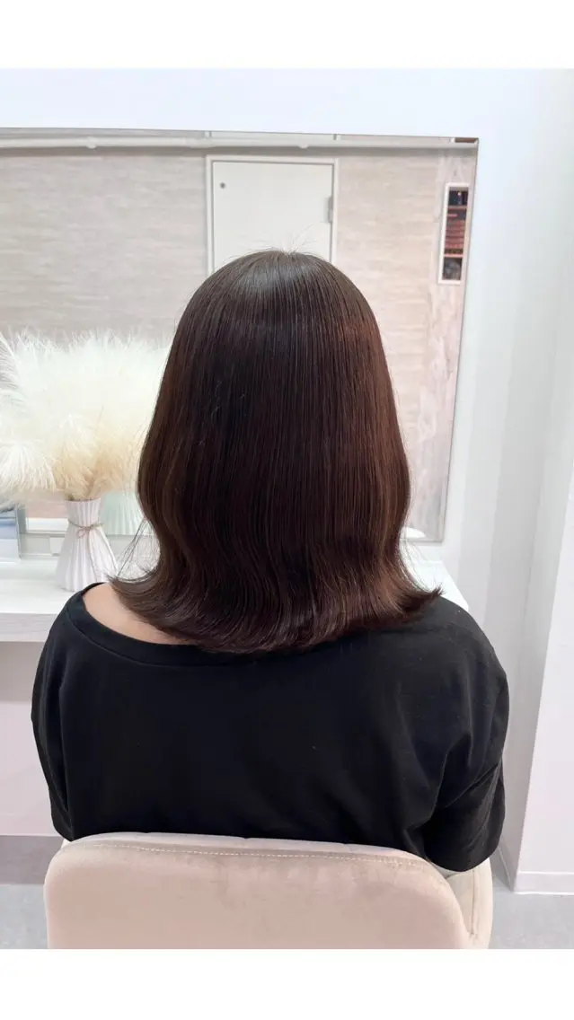 ミディアム 🩶透明感カラー 池袋/mei🩶のヘアスタイル