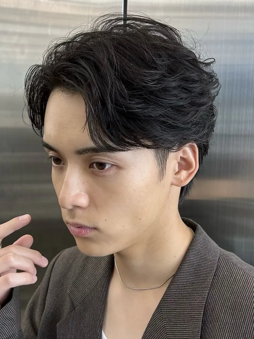 ショート パーマ カット パーマ クドウレイ fifth神南のヘアスタイル