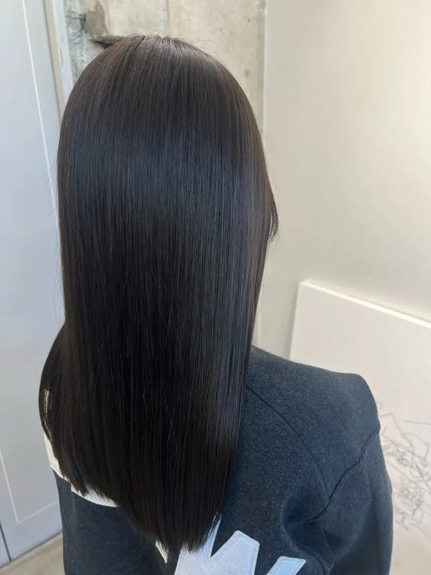 セミロング カラー カット ヘッドスパ 【NEWI】韓国ヘア 🇰🇷Honokaのヘアスタイル