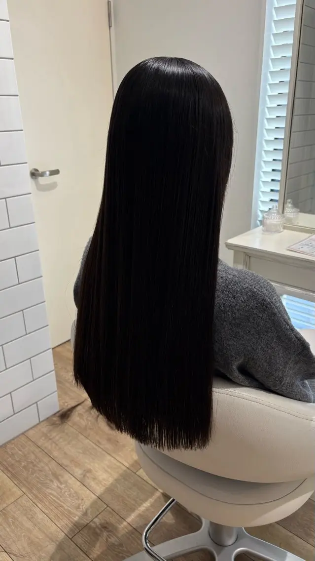 ロング カラー カット トリートメント 似合わせ 顔周りYUUGAのヘアスタイル