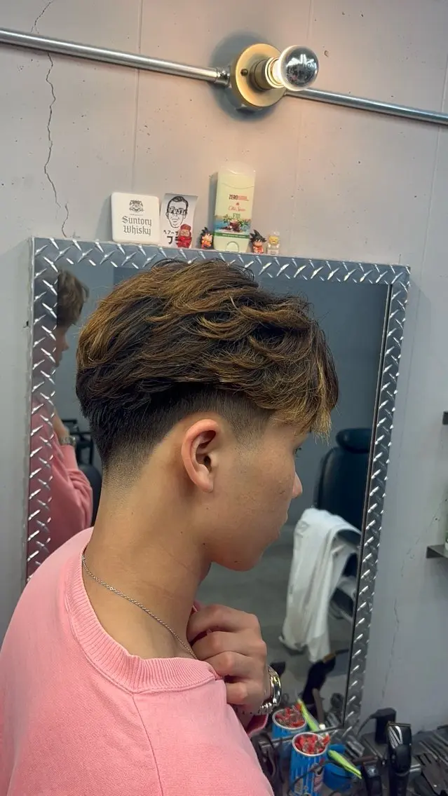 パーマ メンズ 【刈部倶楽舞】 福岡 大芽のヘアスタイル