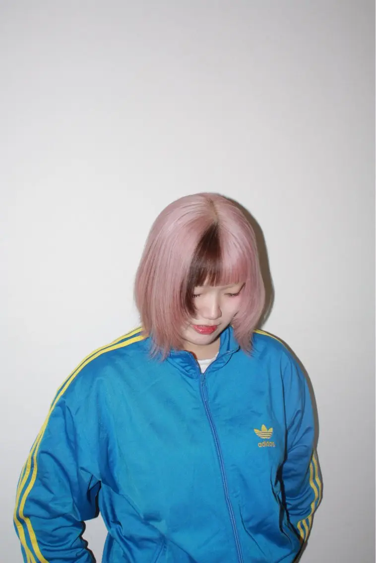 カラー ブラウンカラー ピンクカラー ホワイトピンク ヘアカラー トリートメント カットモデル募集中/ 原宿/MOENOのヘアスタイル