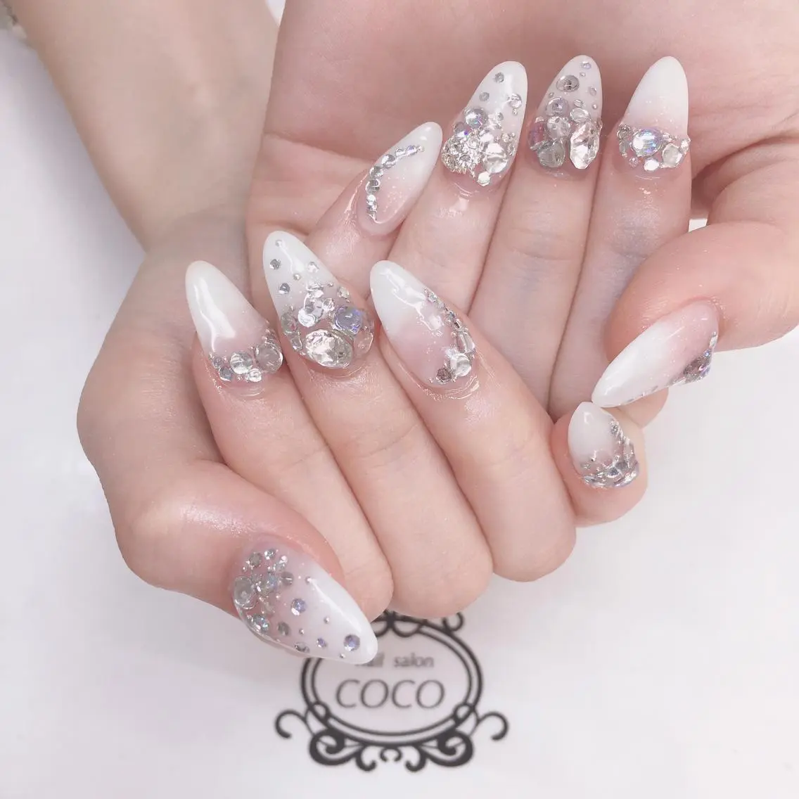 ロング カラー パーマ ヘアアレンジ メンズ キッズ ネイル マツエク・マツパ nail Berunaのネイルデザイン