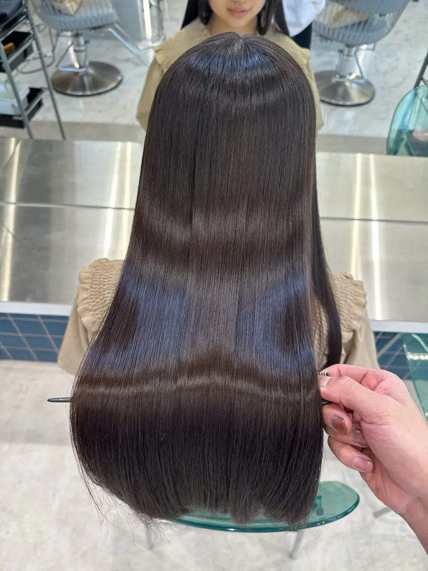 ロング トリートメント ✨縮毛矯正✨レイヤー ホウダカズヒロのヘアスタイル