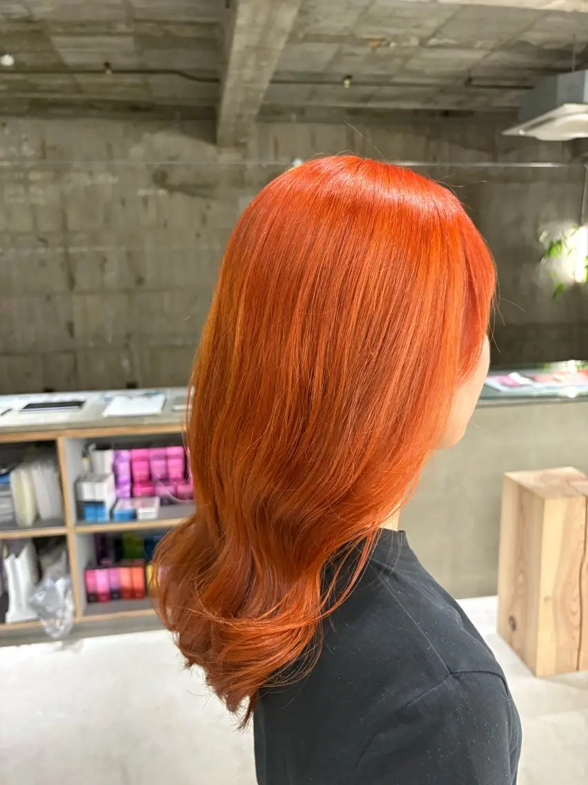 ミディアム カラー ブリーチ ヘアカラー 玉置七海✨ /透明感/髪質改善のヘアスタイル
