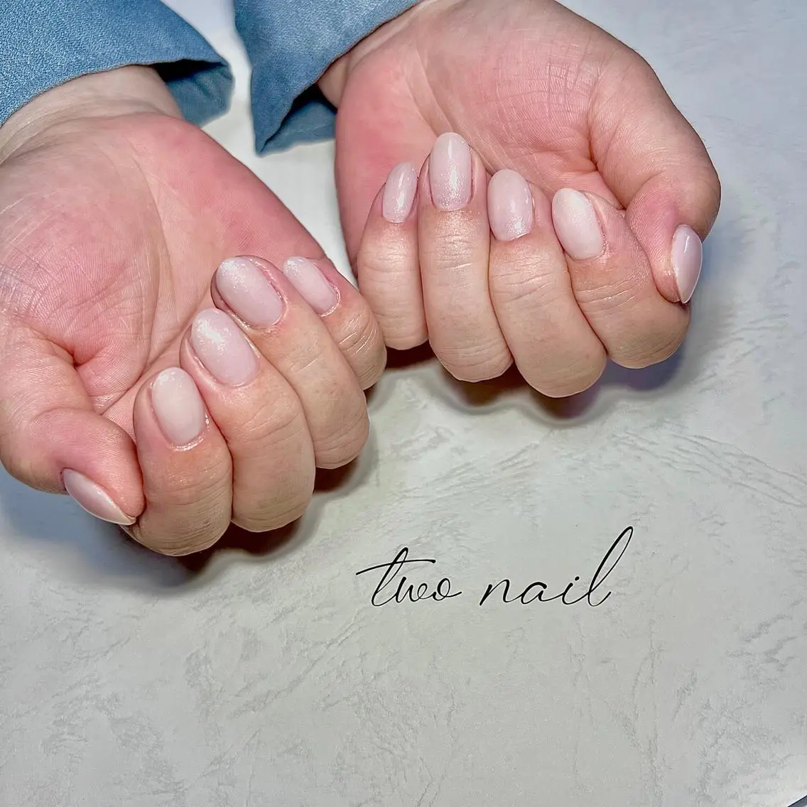 ネイル アートネイル フットネイル ハート ニュアンスネイル ホワイト ハンドネイル two nailのネイルデザイン