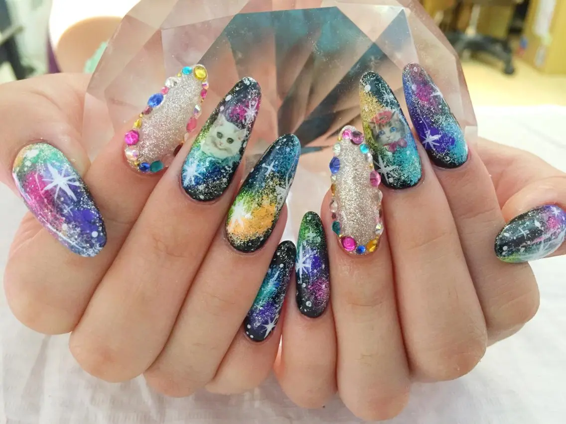 ネイル スカルプネイル シンプルネイル YUN 💅のネイルデザイン