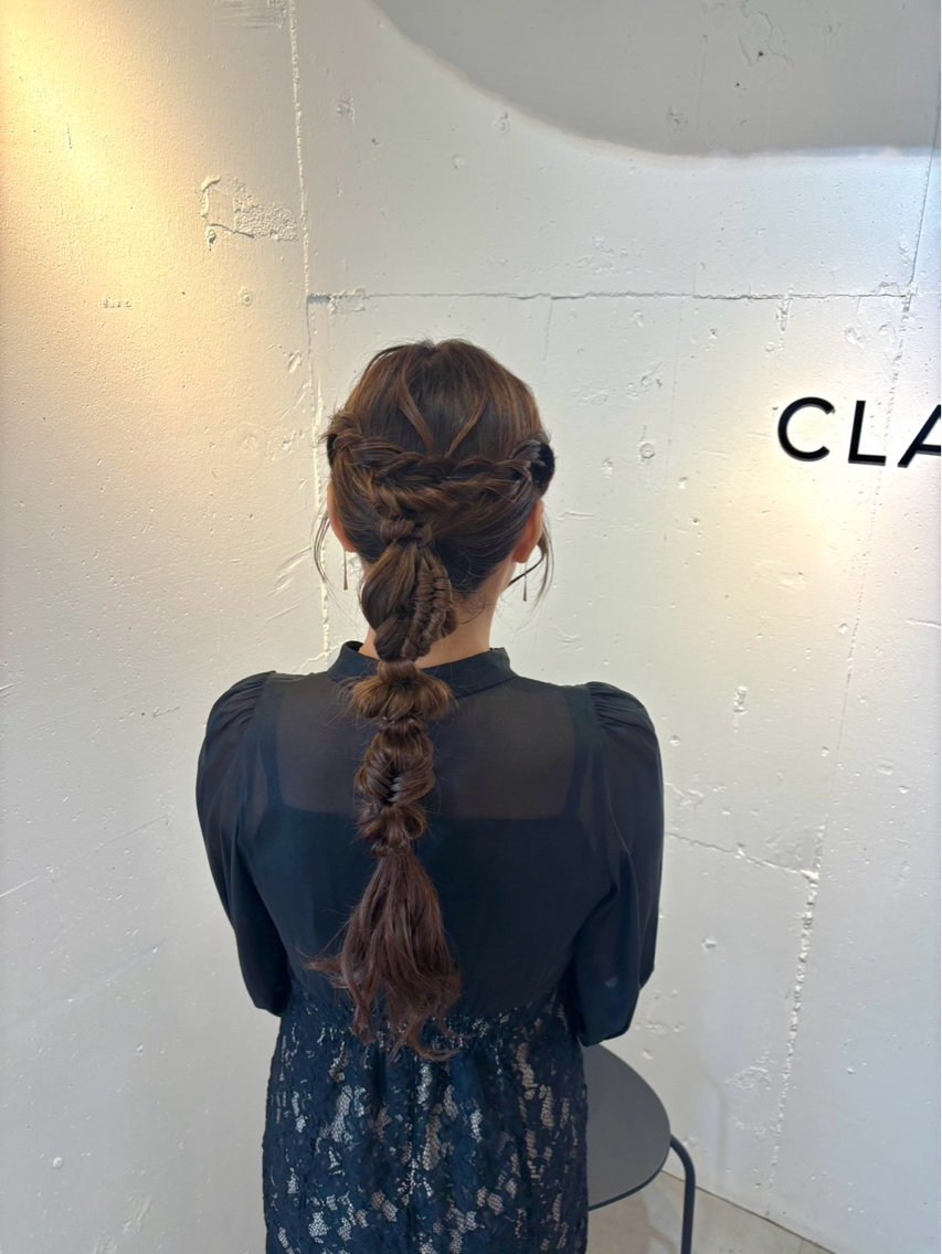 ロング ヘアセット haruka🌨/メ ンズカット/アレンジのヘアスタイル