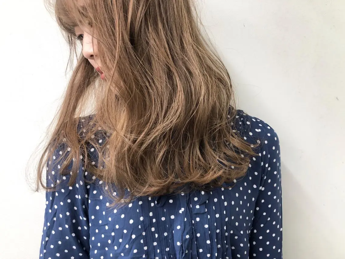 セミロング ヘアカラー トリートメント 小澤大輔 YOLO hairのヘアスタイル