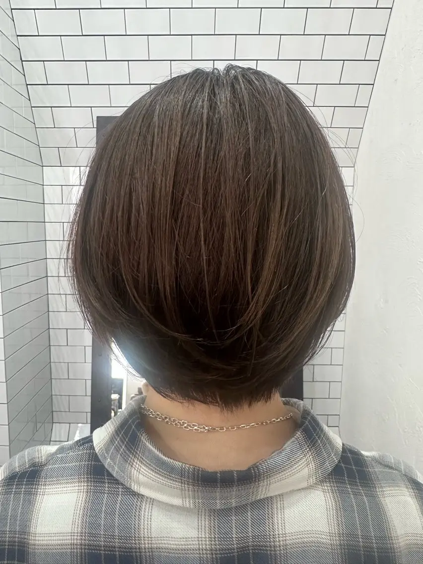 ショート 縮毛矯正 妙見 知洋のヘアスタイル