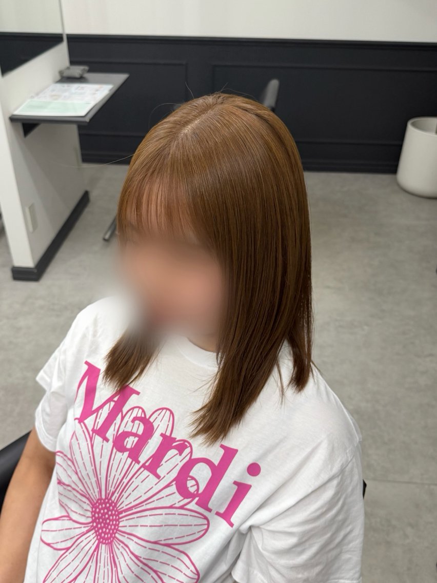 カラー ベージュカラー ブラウンカラー 渡邉 桃々加のヘアスタイル