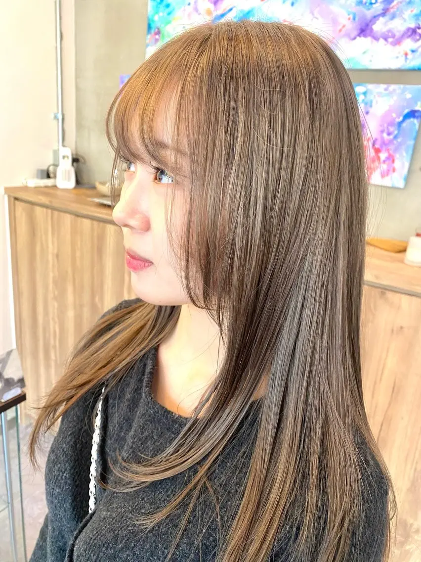 ケアフルブリーチ＋カラー＋艶トリートメント💇‍♀️✨こだわりケア込み🧡💜の写真